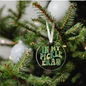 Pickle Ornaments for Christmas Tree, Acrylic Christmas Ornaments